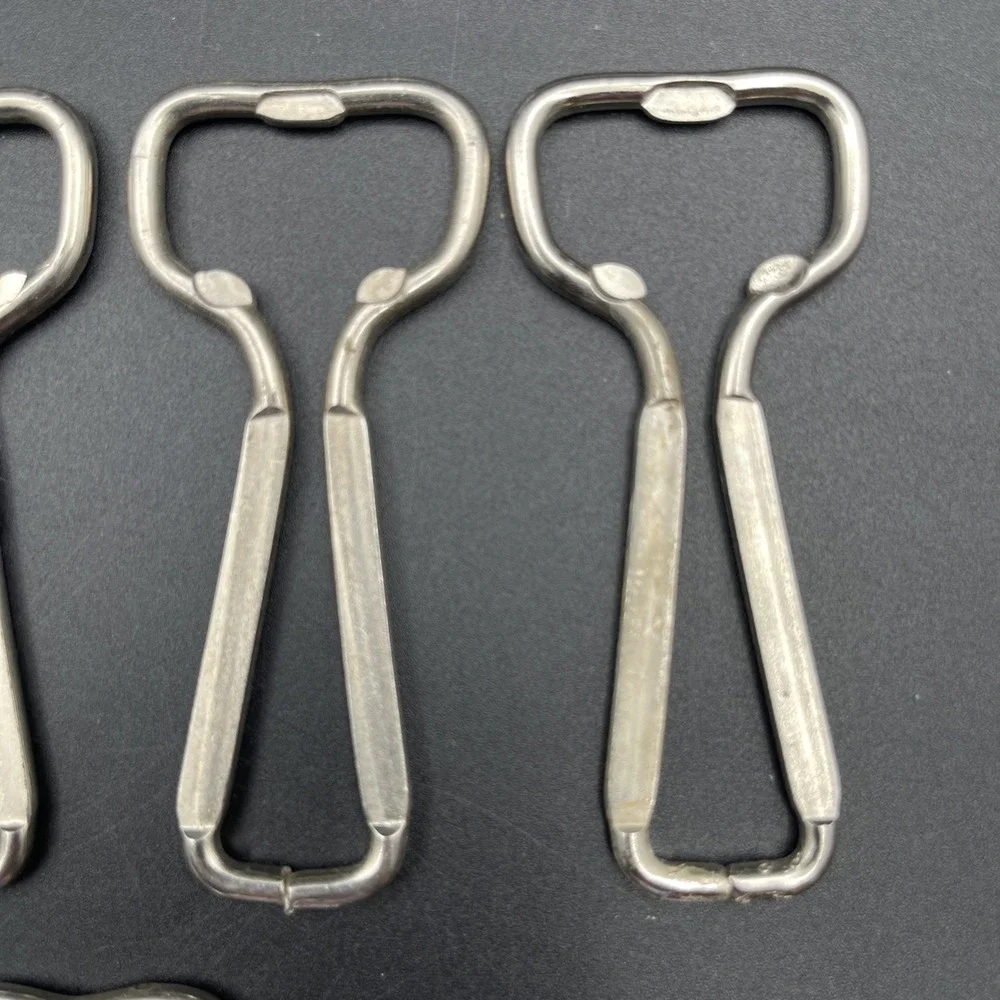 Lot 16 Vintage Church Key‎ Bottle Openers Wire Frame & Wood Handle Barware